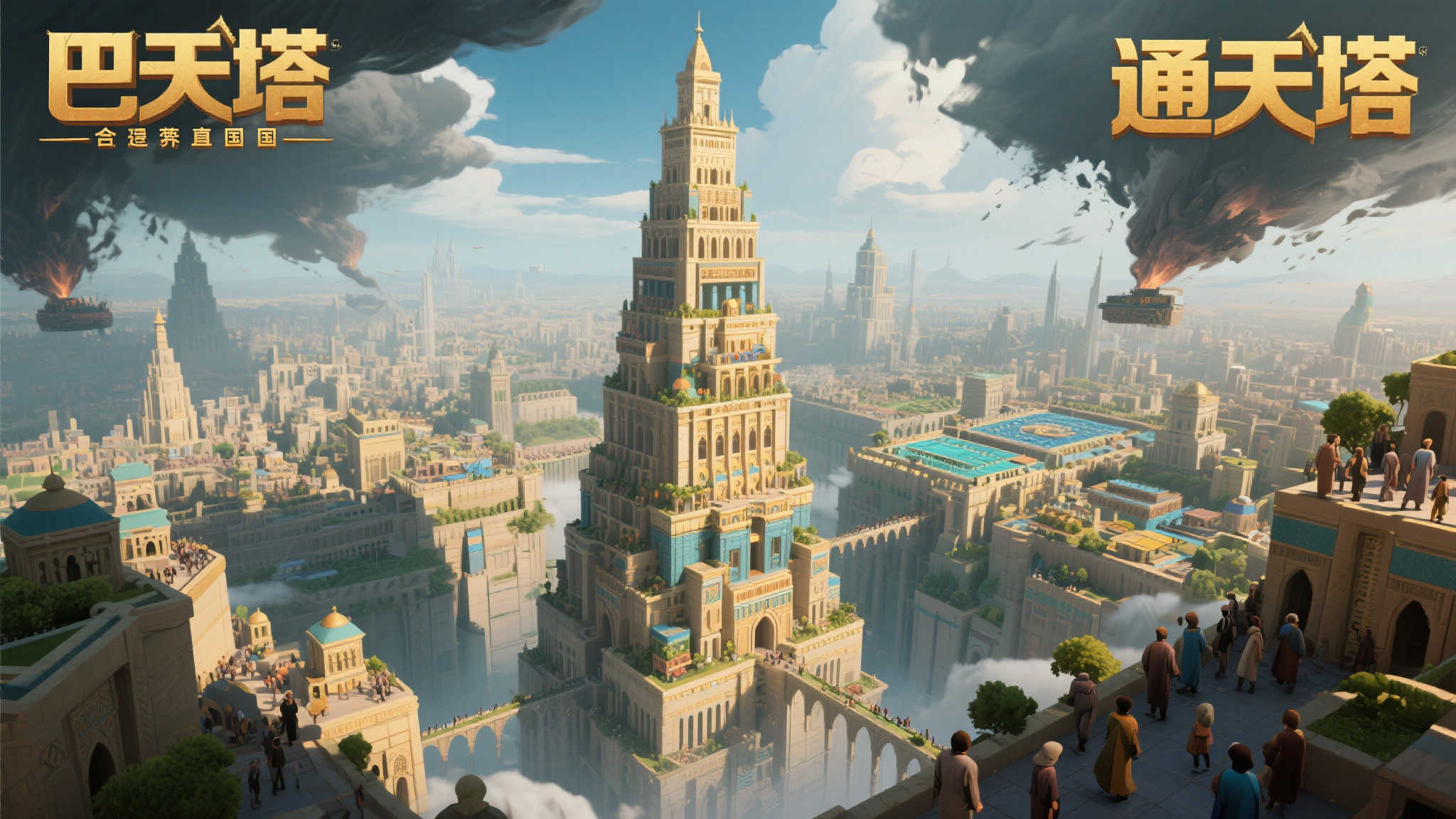 《巴别塔 垂直国度》以“通天塔”为灵感，