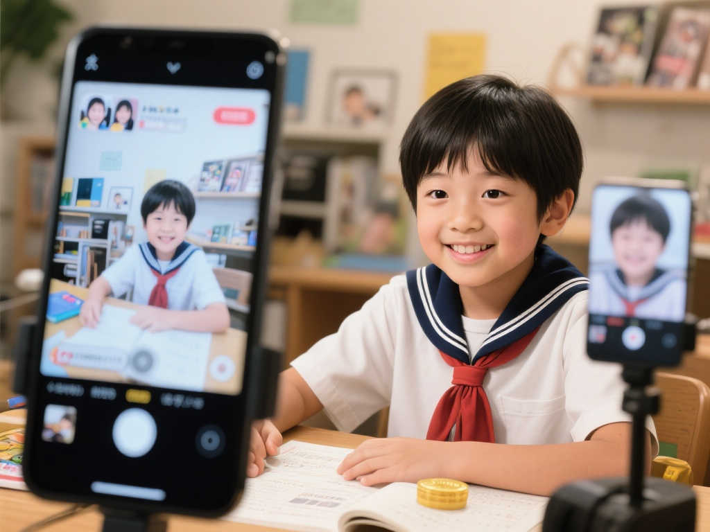 日本小学生选择直播为生放弃中学教育 获父母全力支持